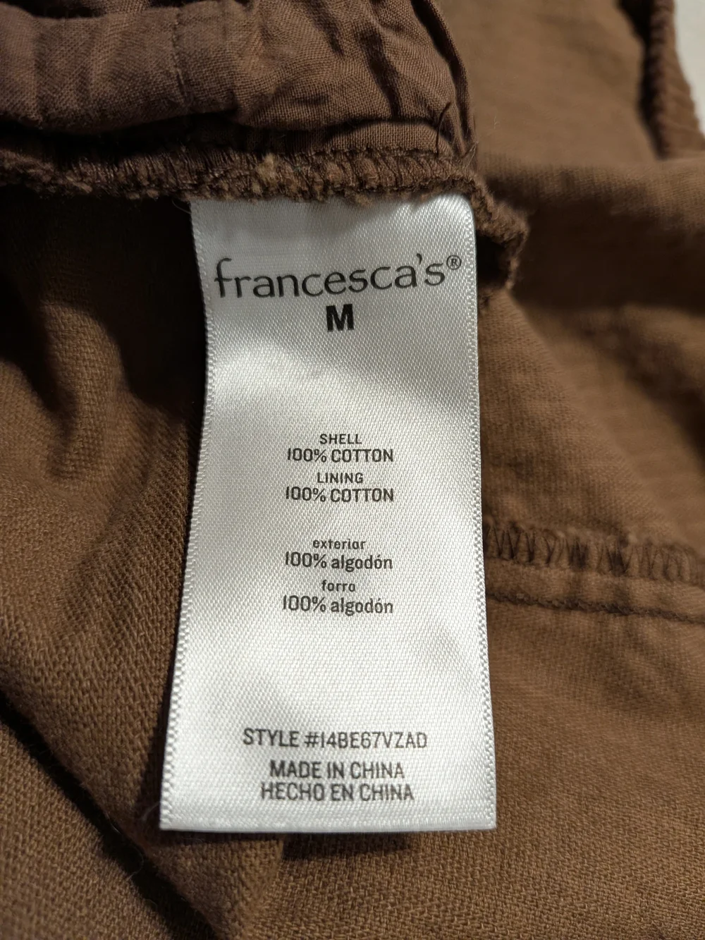 Blue Rain Brown Corduroy Button Down Mini Skirt Retro Fall - Picture 4 of 8